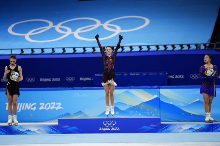 Shcherbakova wins figure skating gold as Valieva collapses